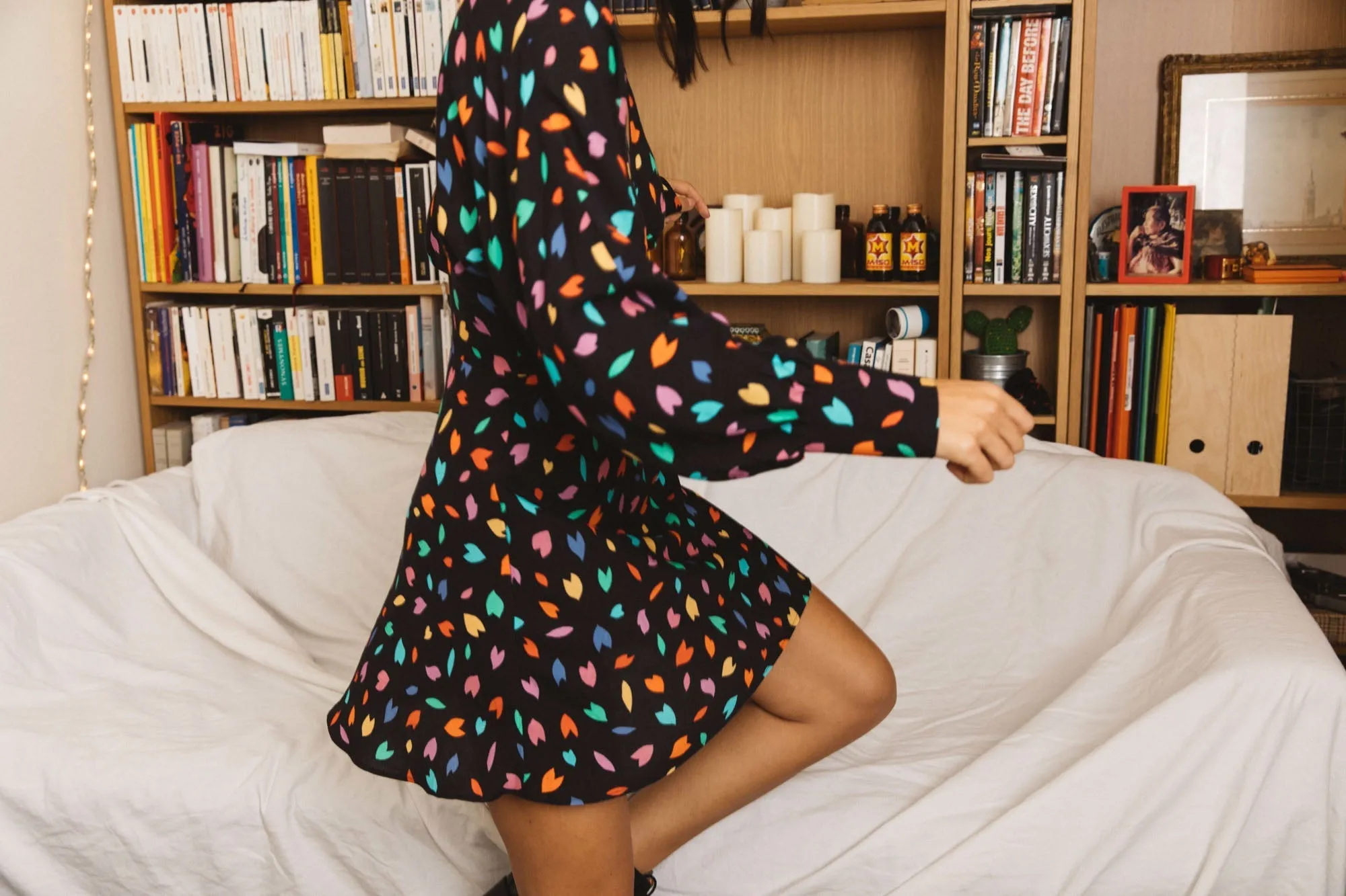 Robe Diomira imprimé confetti