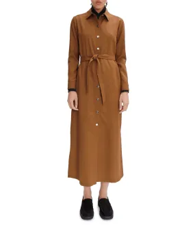 Robe Gwyneth Marron glacé | A.P.C.