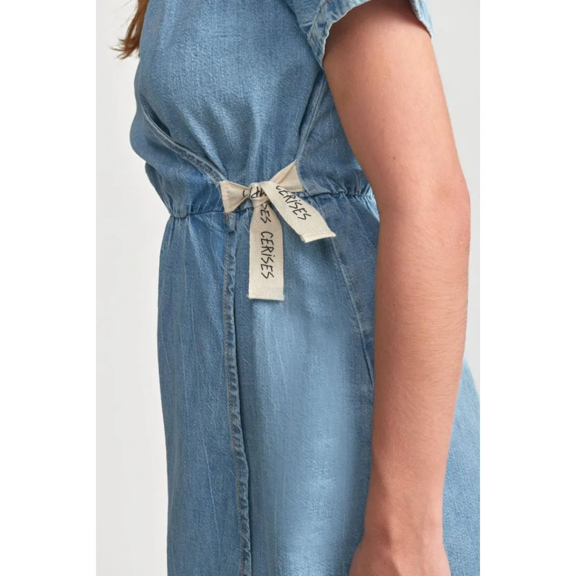 Robe portefeuille en jeans YAHYA bleu Gia | 3 Suisses