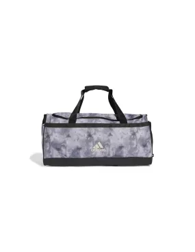 Sac adidas Essentials Linear Graphic Duffel Gris