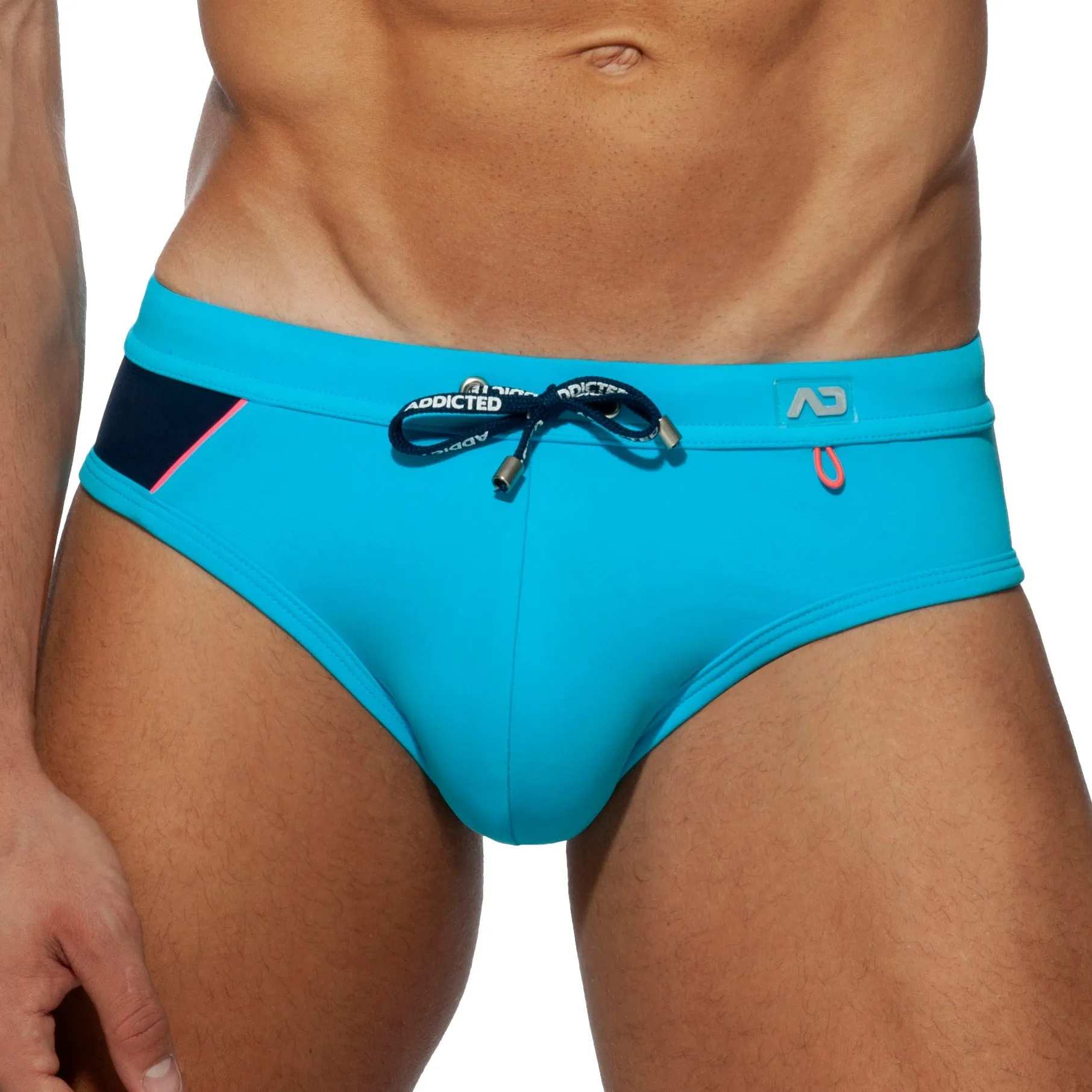 Slip de bain Racing Side - bleu - ADDICTED : vente slip de bain hom...