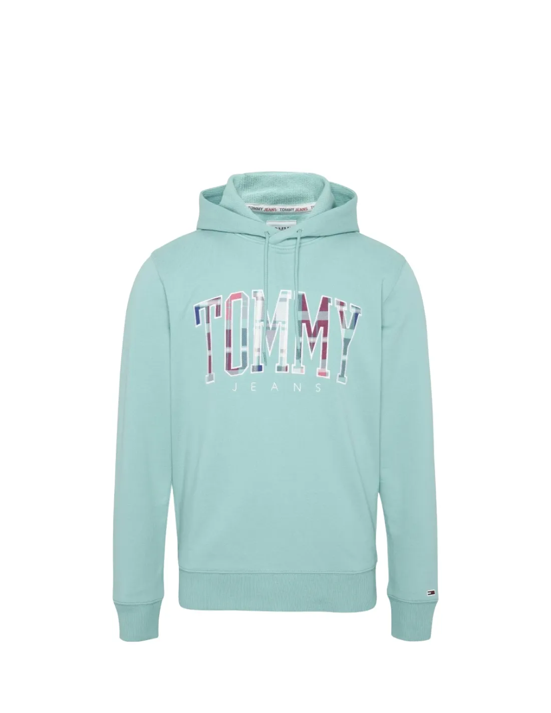 Sweat a capuche homme Tommy Jeans Ref 58803 L67 Turquoise