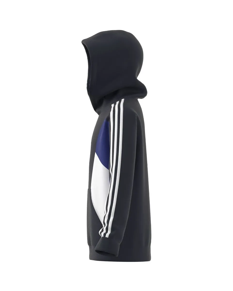 Sweat a capuche manches longues Enfant U 3S CB HOODIE Bleu