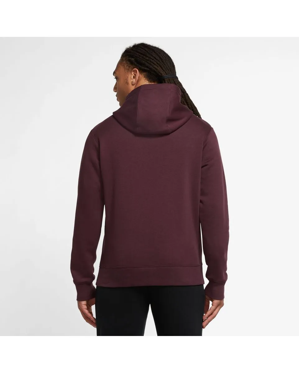 Sweat à capcuhe manches longues Homme M NSW CLUB HOODIE PO BB Bordeaux