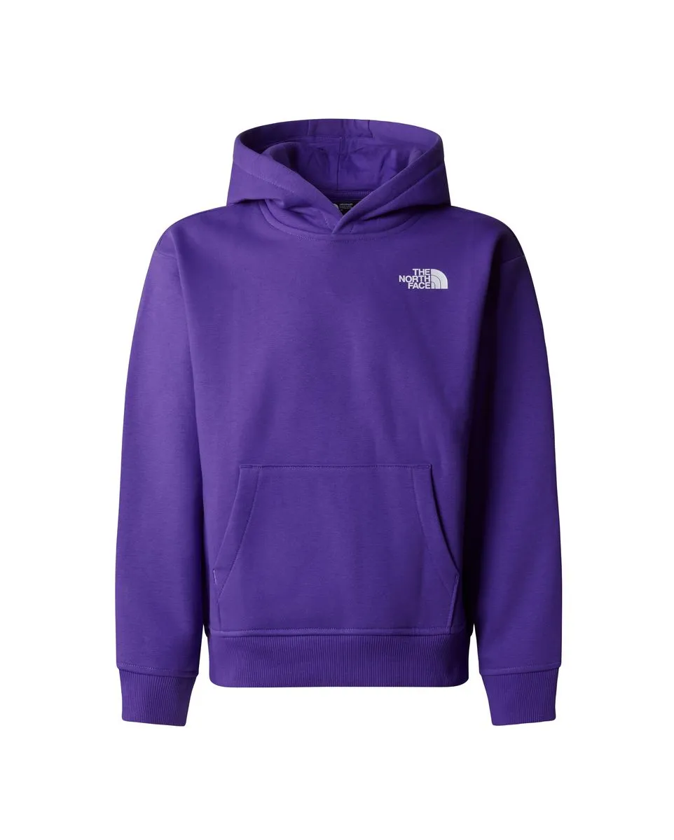 Sweat à capuche Enfant G VERTICAL GRAPHIC OVERSIZED HOODIE Violet