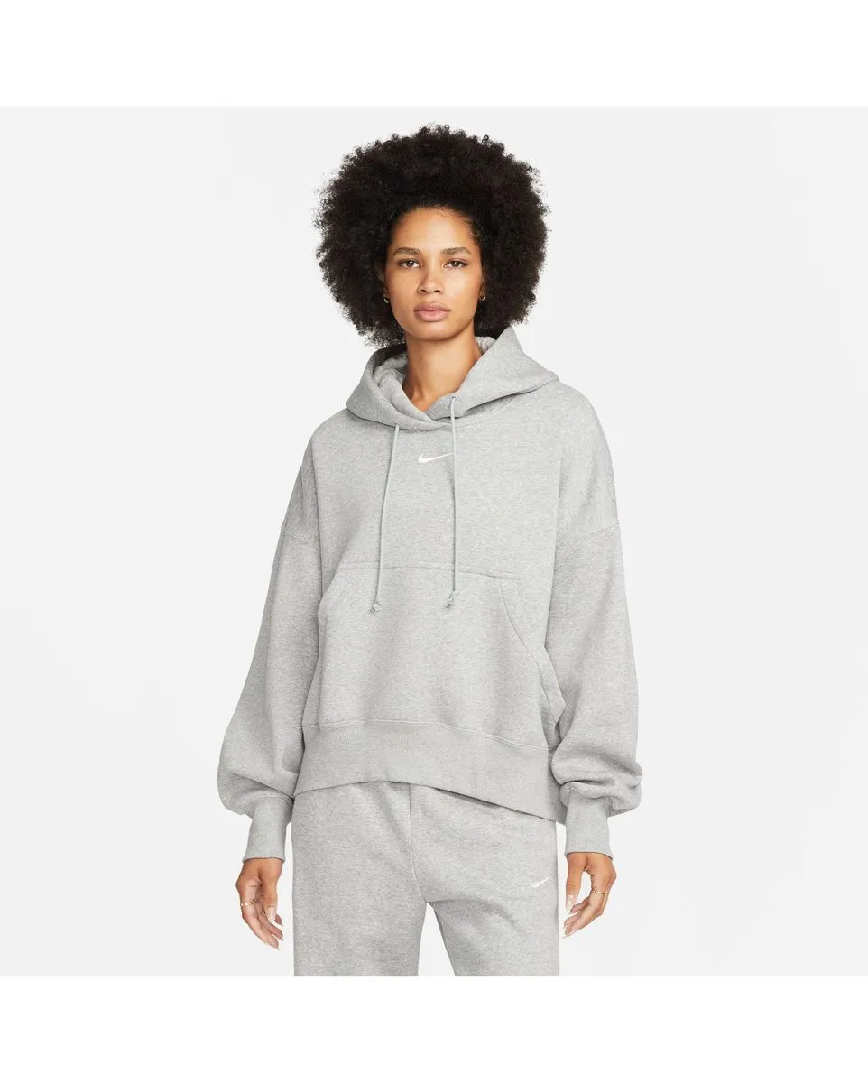 Sweat à capuche Femme W NSW PHNX FLC OOS PO HOODIE Gris