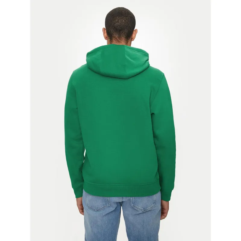 Sweat à capuche regular flag vert homme - Tommy Jeans | wimod