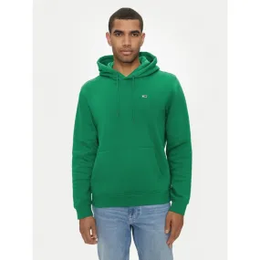 Sweat à capuche regular flag vert homme - Tommy Jeans | wimod