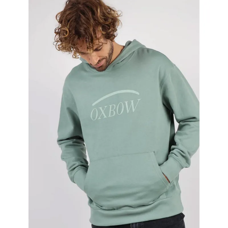 Sweat à capuche regular flag vert homme - Tommy Jeans | wimod