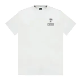 T-shirt Automobili Lamborghini 72XBH025 blanc