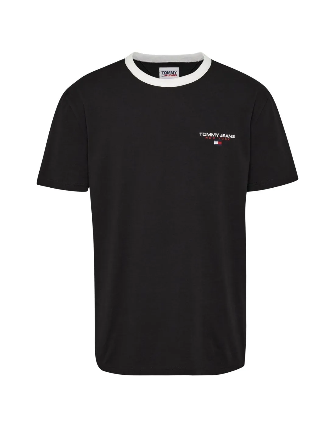 T shirt homme Tommy Jeans Ref 60307 BDS Noir