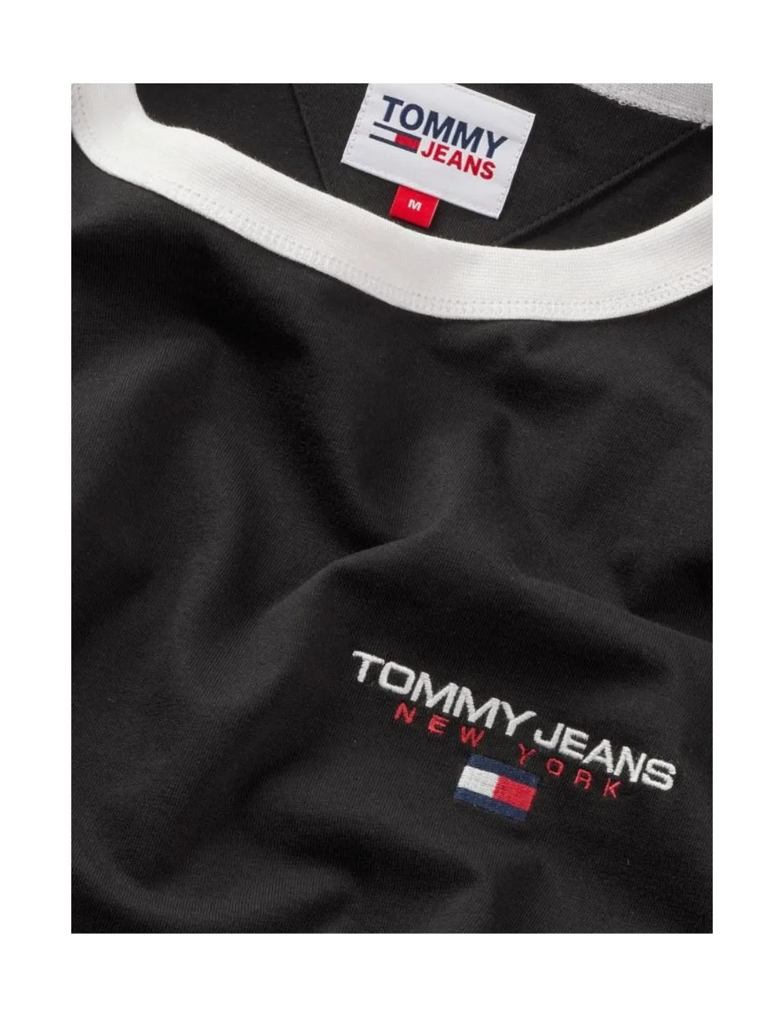 T shirt homme Tommy Jeans Ref 60307 BDS Noir