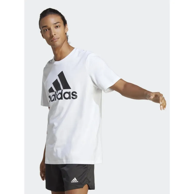 T-shirt logo blanc homme - Adidas | wimod