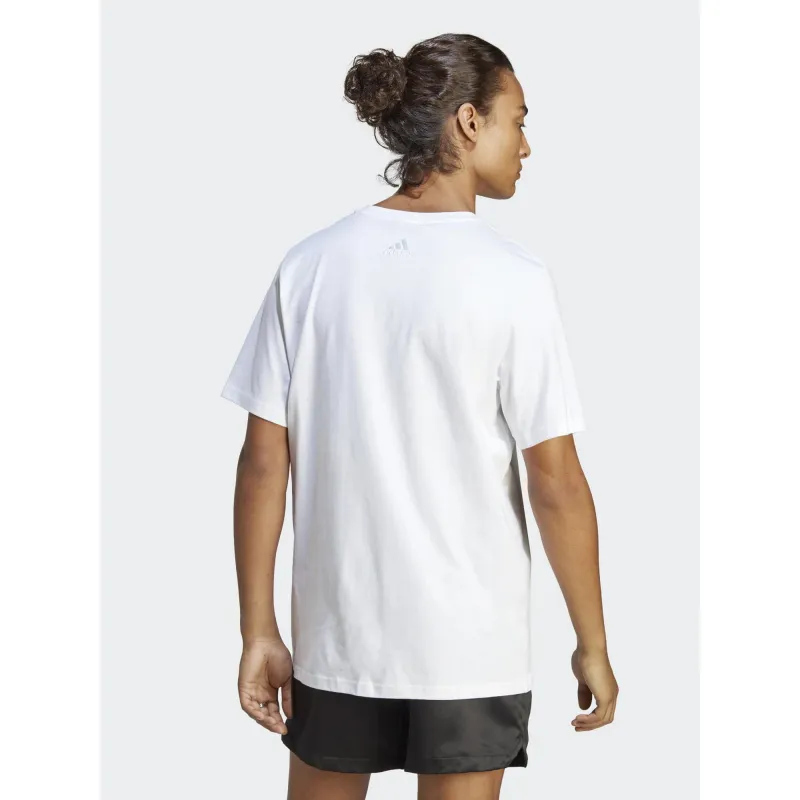 T-shirt logo blanc homme - Adidas | wimod