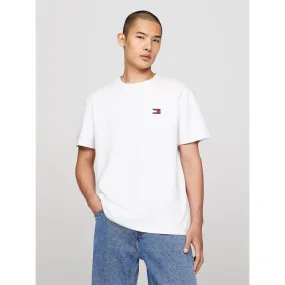 T-shirt regular uni badge blanc homme - Tommy Jeans | wimod