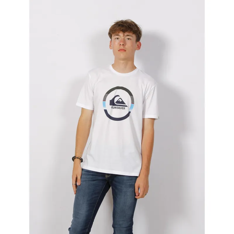 T-shirt regular uni badge blanc homme - Tommy Jeans | wimod